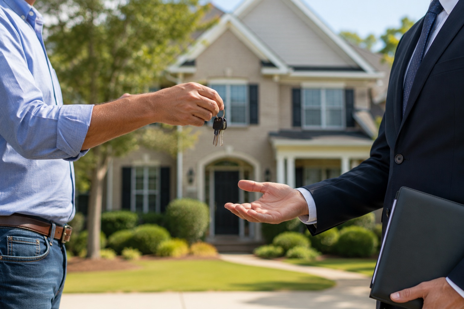 Handing over the keys to a home